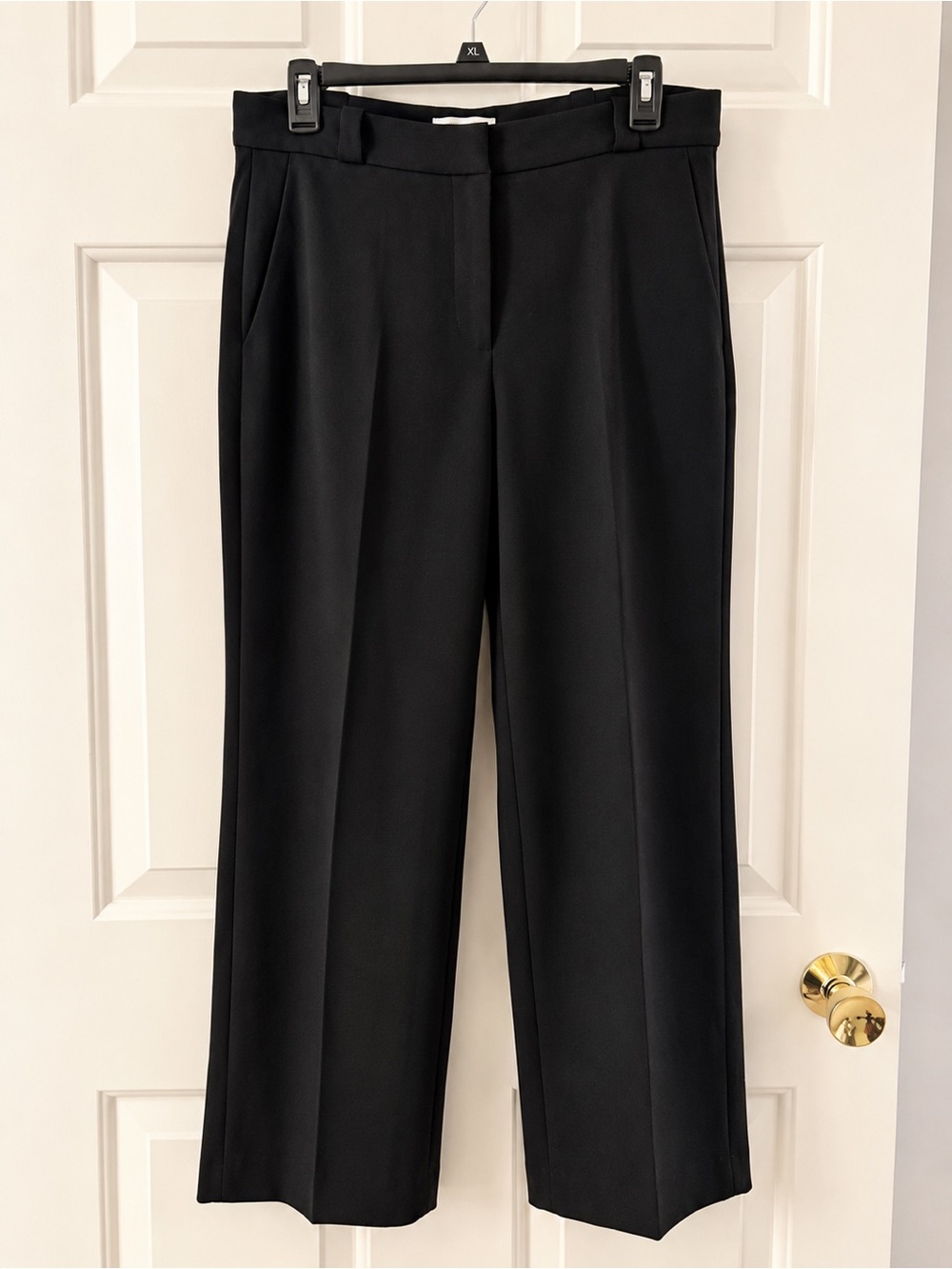 & Other Stories Stockholm Atelier Black Pleated Trousers US 10 NWT